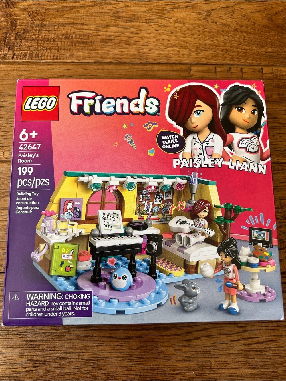 Lego Friends Paisley's Room Play Set 199 Pieces New Sealed in Box